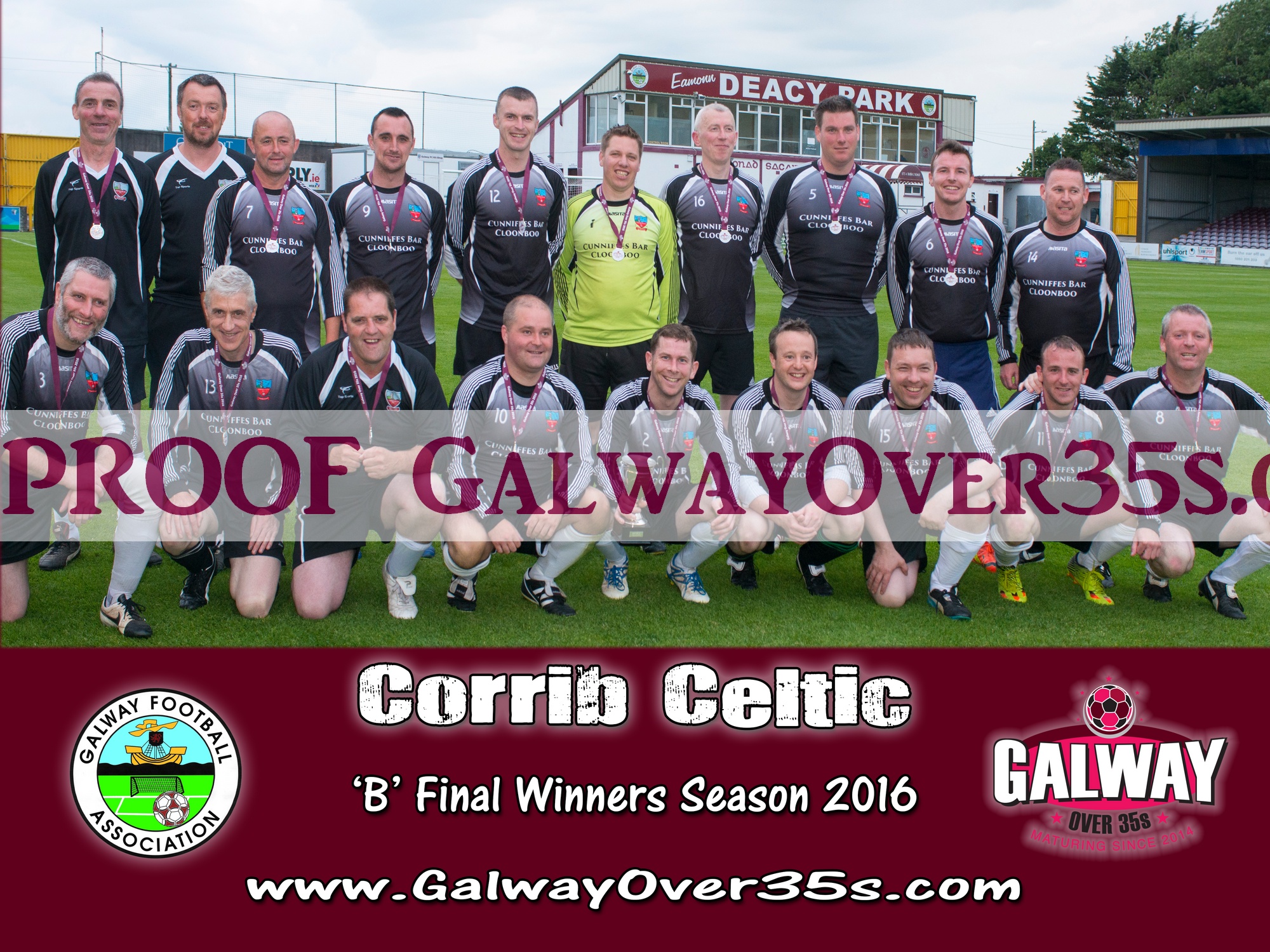 Galway Over 35s ~ 2016 ~ Corrib Celtic