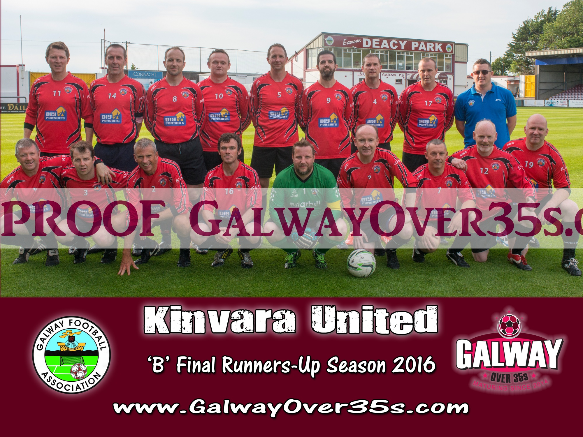 Galway Over 35s ~ 2016 ~ Kinvara United