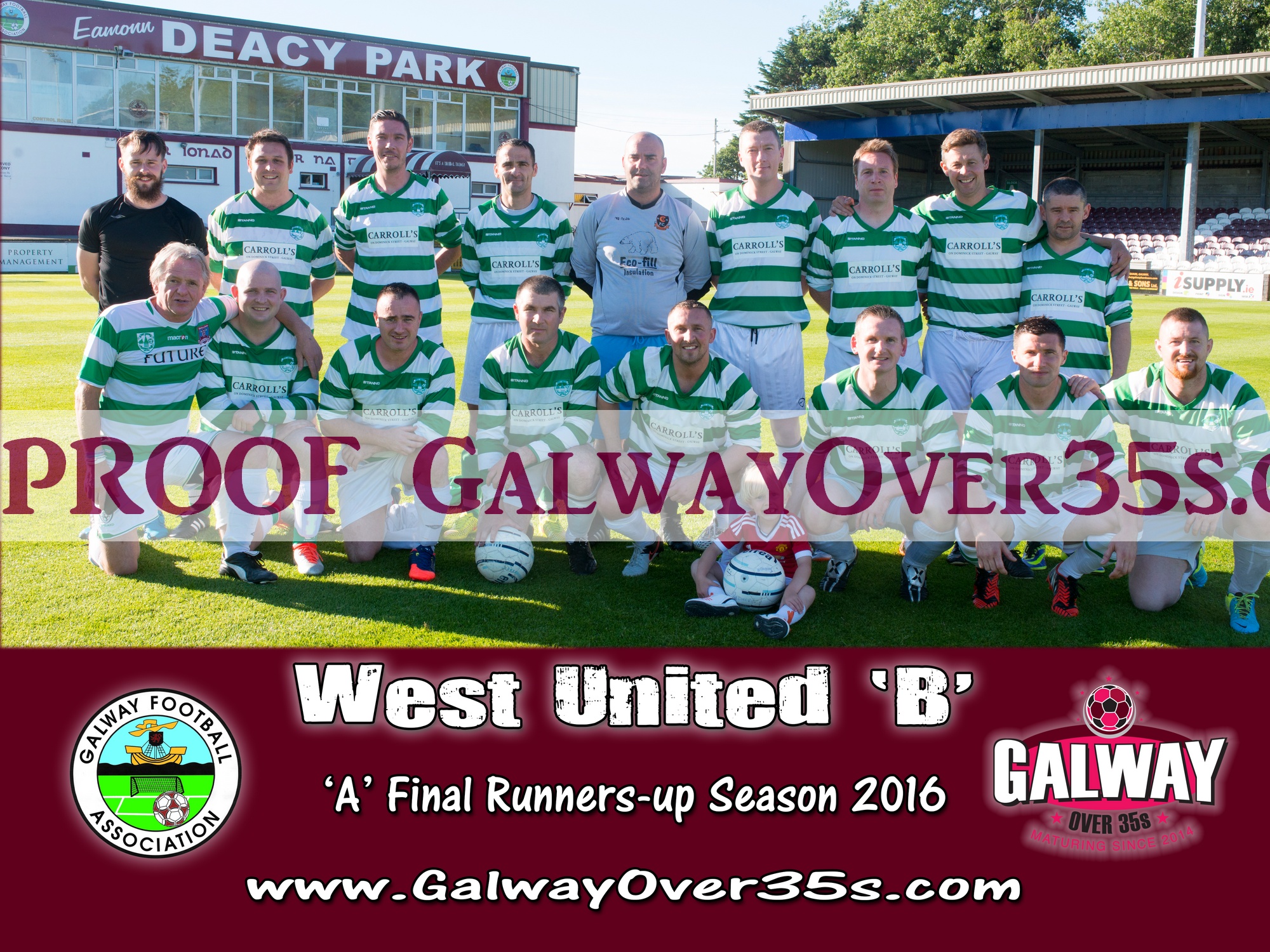 Galway Over 35s ~ 2016 ~ West B